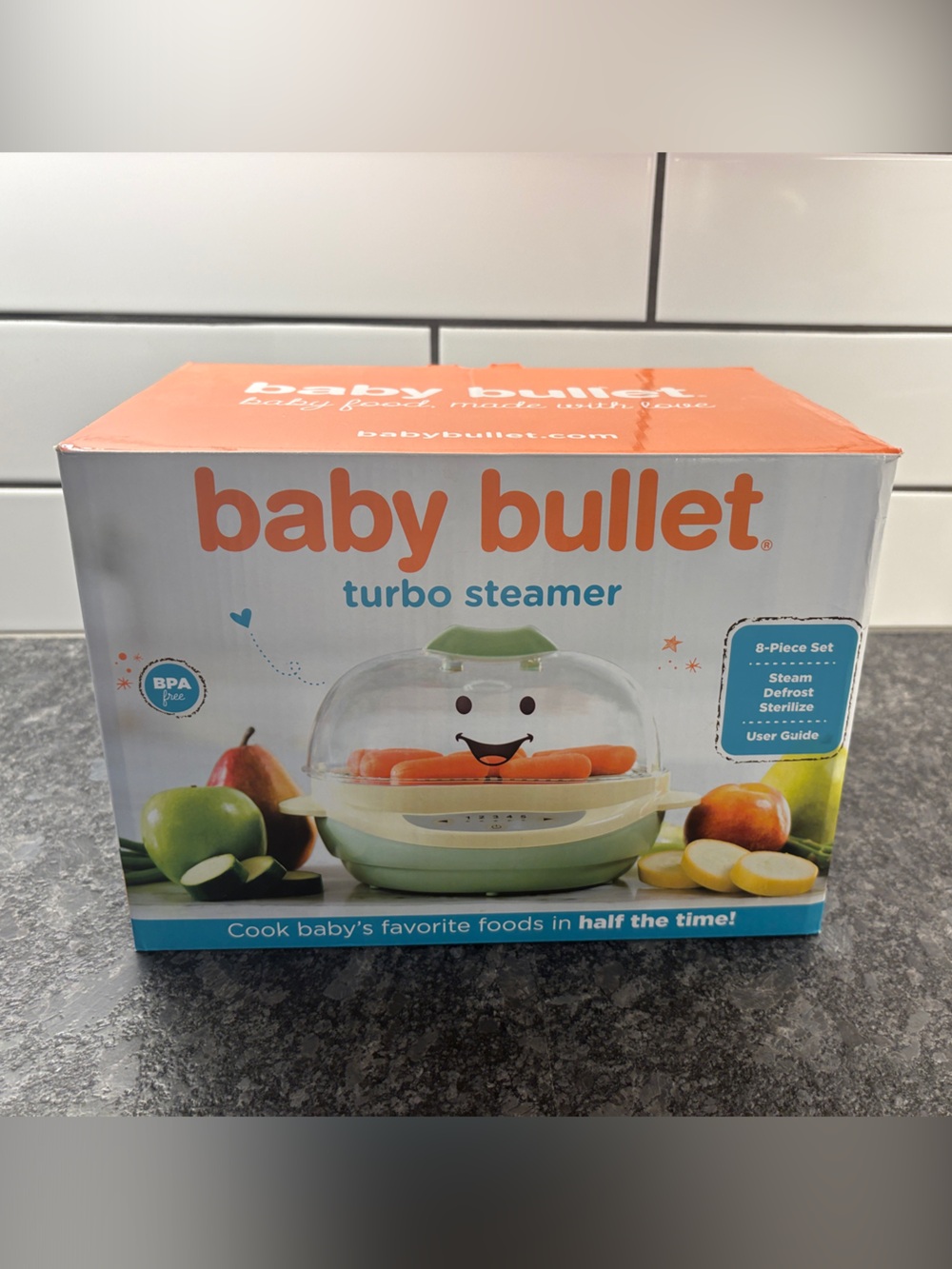 Baby Bullet Turbo Steamer - Yellow and Green